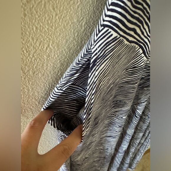 Rachel Pally Jersey Knit Short Sleeve Boatneck Midi Dress Size Large - Picture 3 of 5